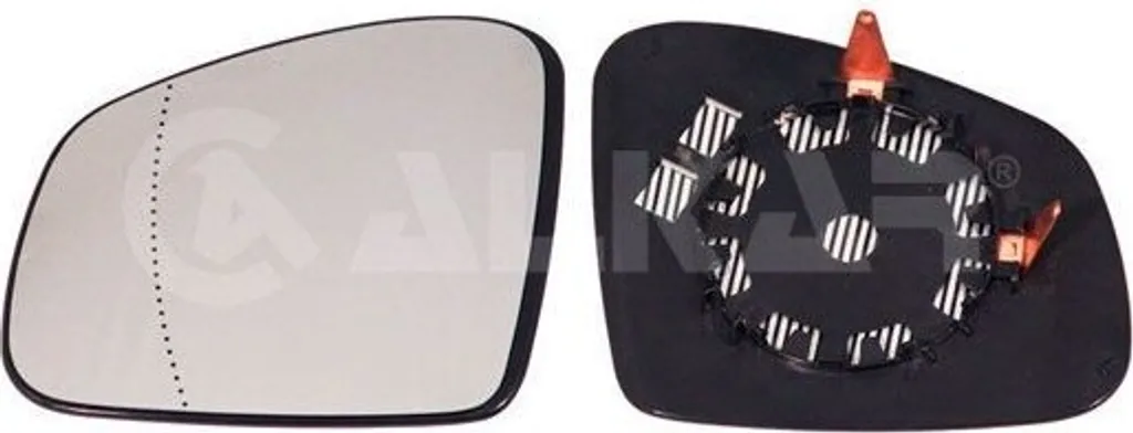 Miroir de rechange pour rétroviseur extérieur gauche Twingo 3 et Smart