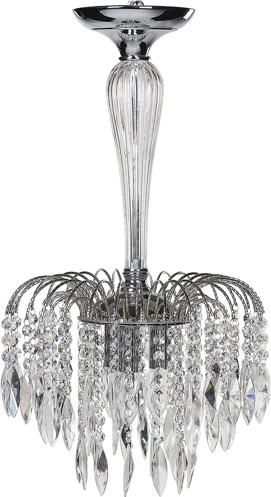 Lustre Orara en métal argenté Lumarko - Éclairage chic et moderne 60cm