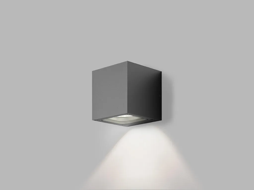 Applique extérieure LED anthracite pour éclairage d'entrée et de terrasse