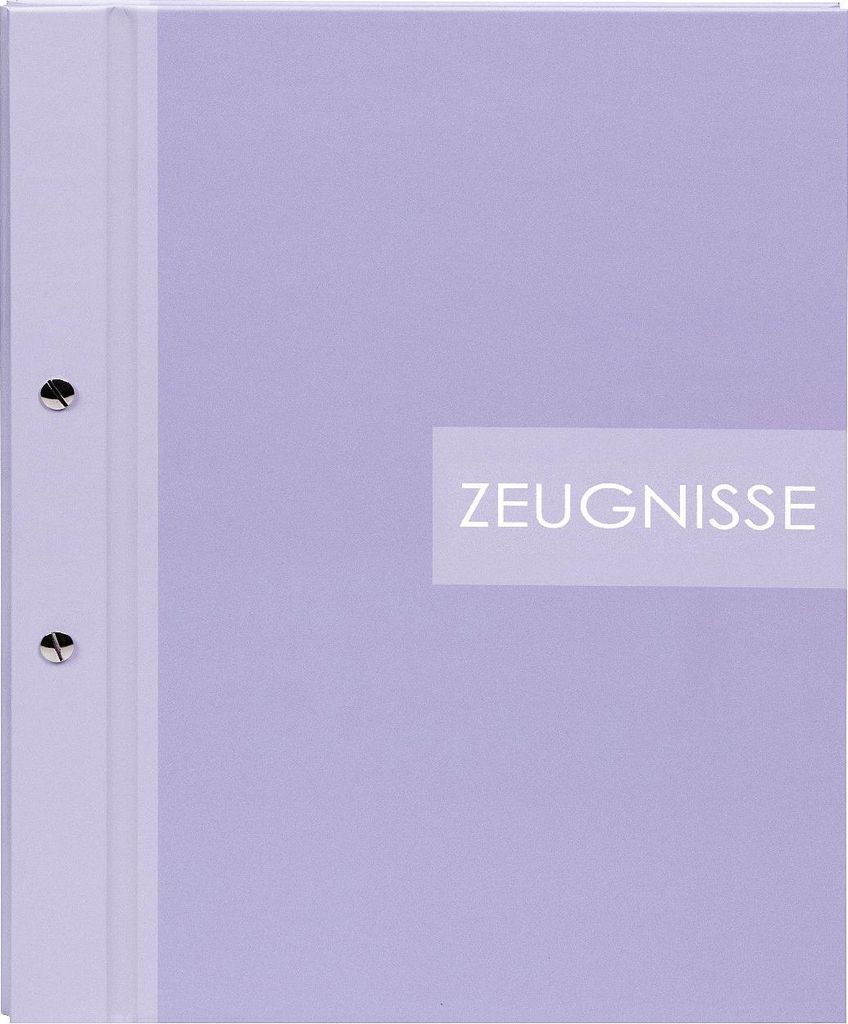 Goldbuch Zeugnismappe Zweiklang flieder