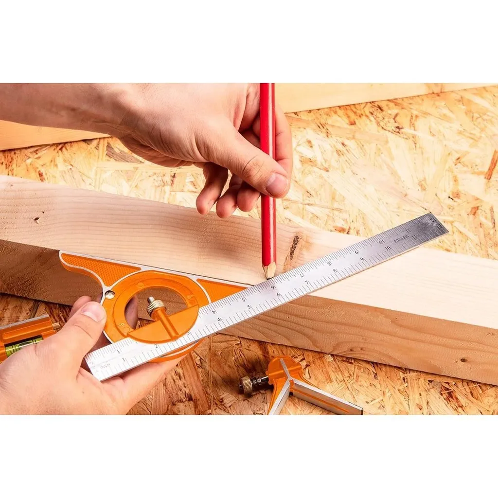 Équerre multifonctionnelle 30 cm : stop aux erreurs de mesure d'angle - 21