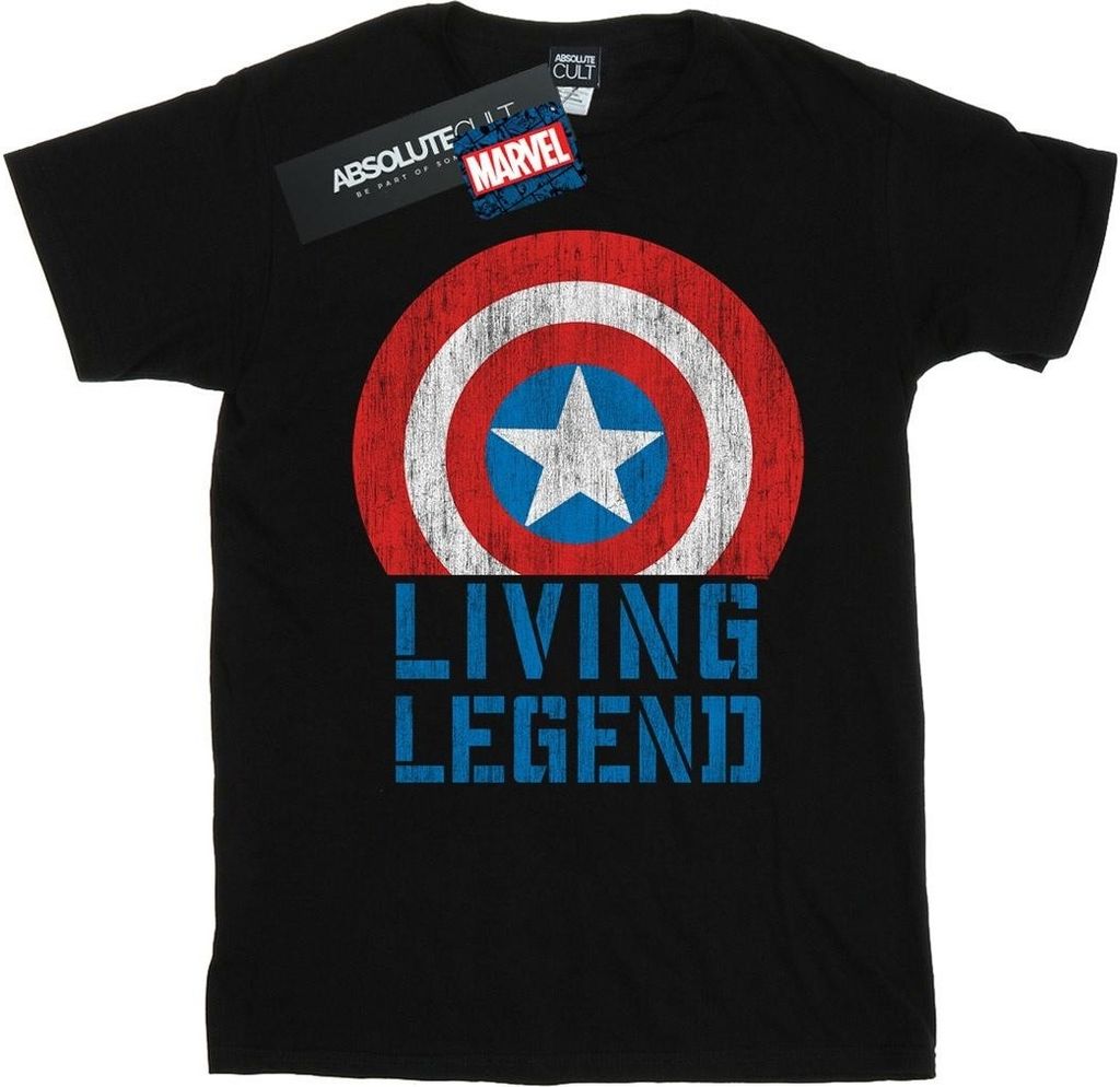 Marvel - "Living Legend" T-Shirt für Herren BI51430 (XXL) (Schwarz)