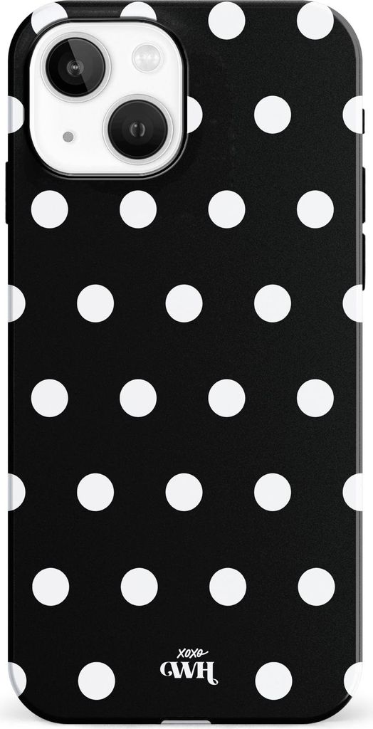 Polka Dots (Black) - iPhone 13