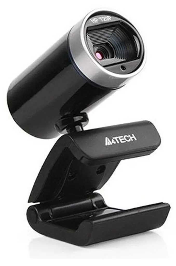 Caméra Web HD 720p A4Tech PK-910P USB noire avec micro et mise au point fixe