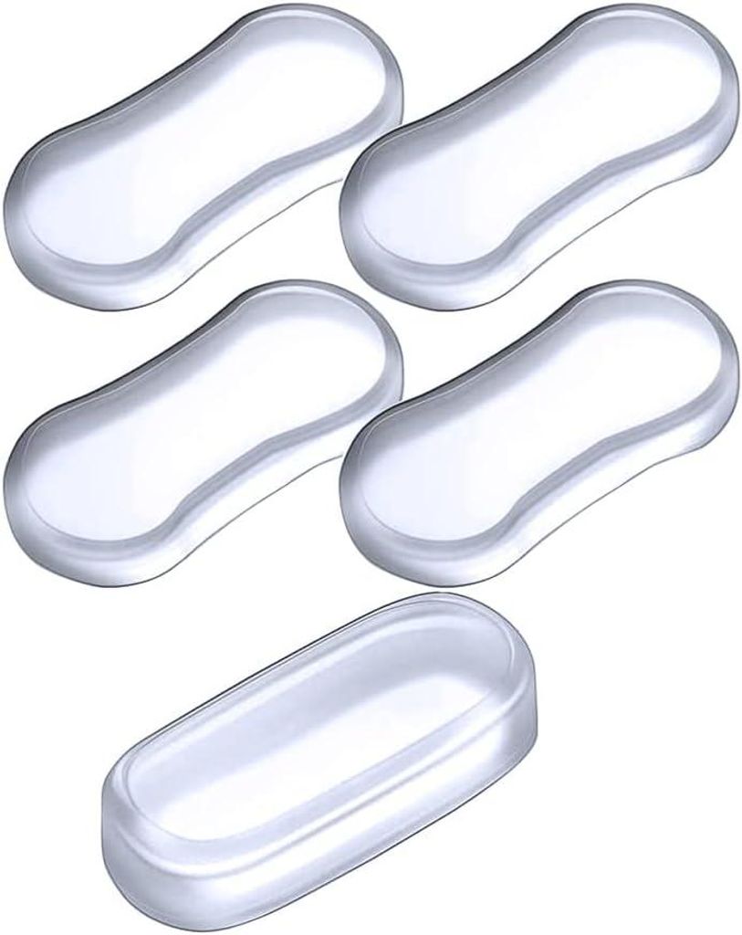 5er-Pack Ersatz-Toilettensitzauflagen aus Silikon – Für Zuhause, Hotel, Schule, Badezimmer