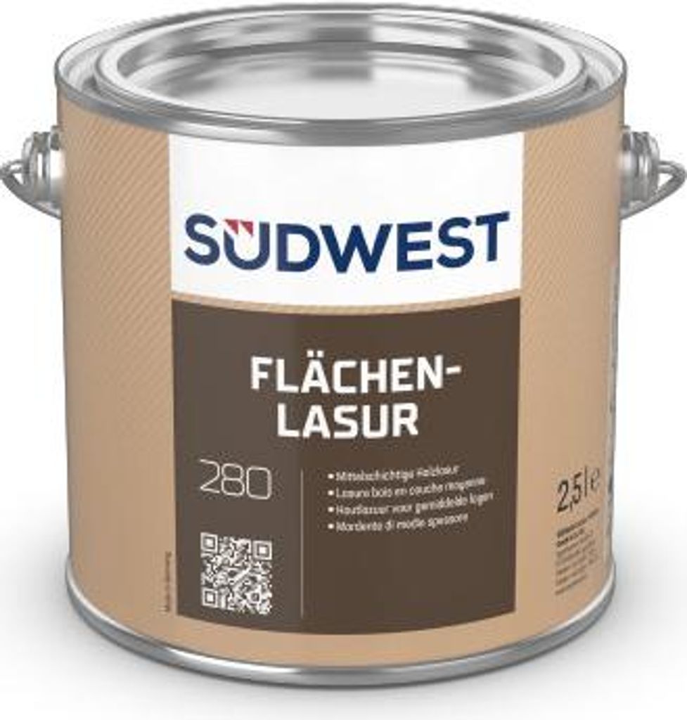 SÜDWEST Flächen-Lasur Holzlasur0,75 Liter 0901 farblos