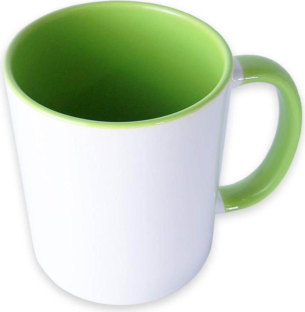 craftcut - Sublimationstasse BICOLOR in LIGHT GREEN - 11 Produktbild 