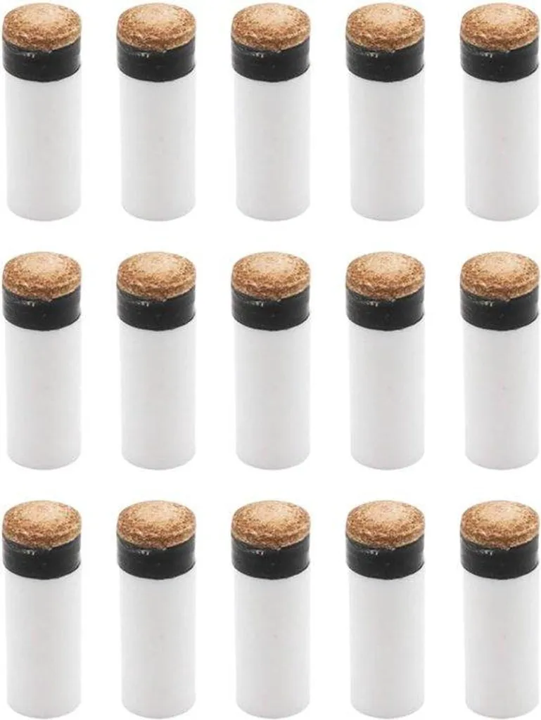 Embouts de queue de billard blancs durables et faciles à installer