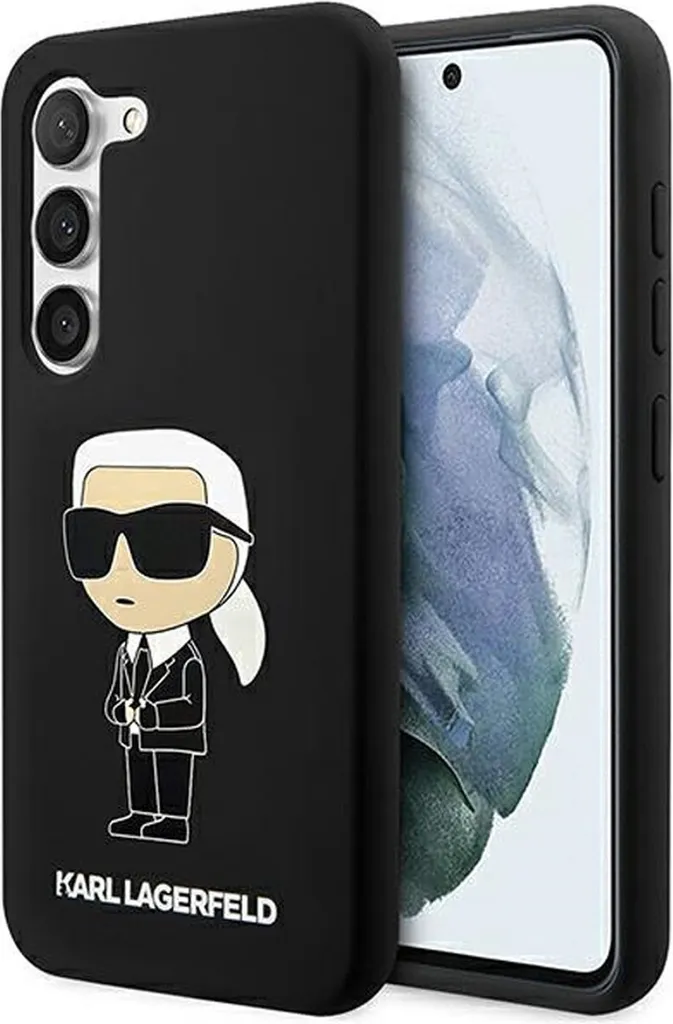 Cover Karl Lagerfeld Samsung Galaxy S23+ Ikonik Black Silicone
