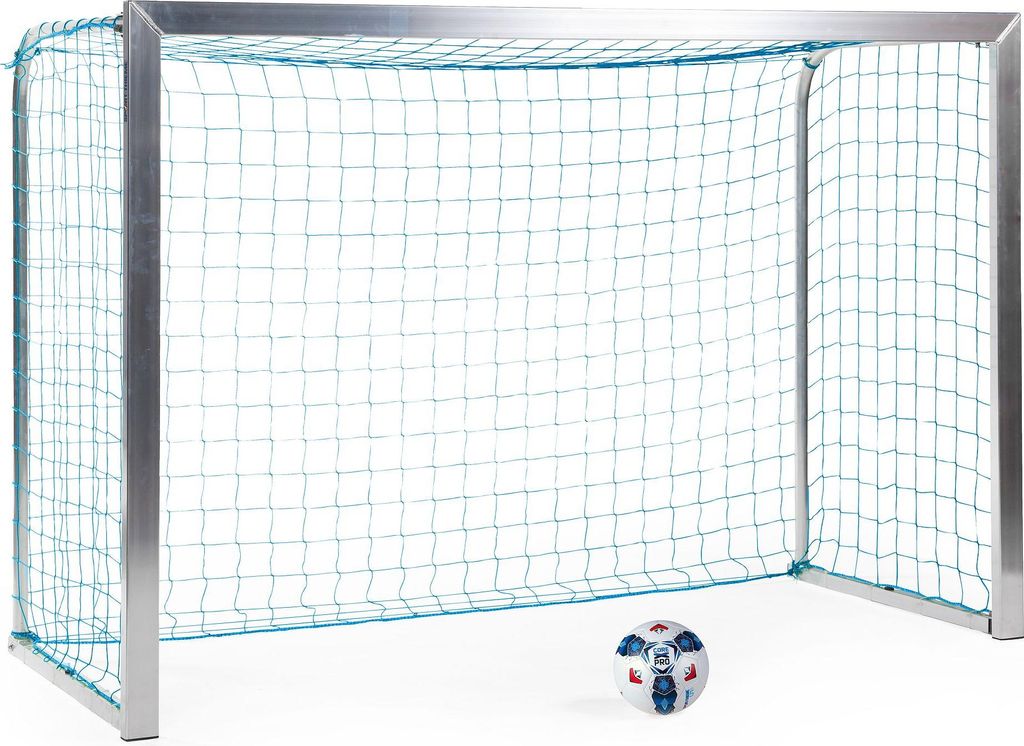 Sport-Thieme Mini-Fußballtor "Training", Inkl. Netz, blau (MW 4,5 cm), 2,40x1,60 m, Tortiefe 1,00 m