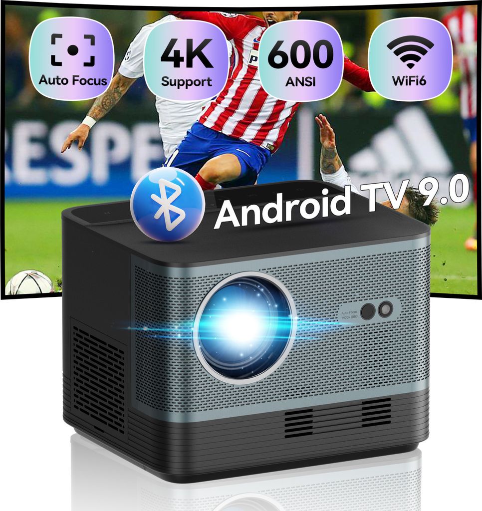 HDeye I20 4K Full HD Projektor | Android TV | 9000 lm Produktbild 