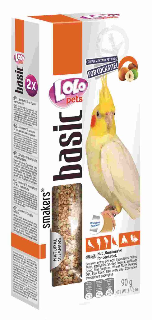 LoLo Pets Basic -Smakers DEDICATED TO COCKTAILS NUT 90g (2x45g)