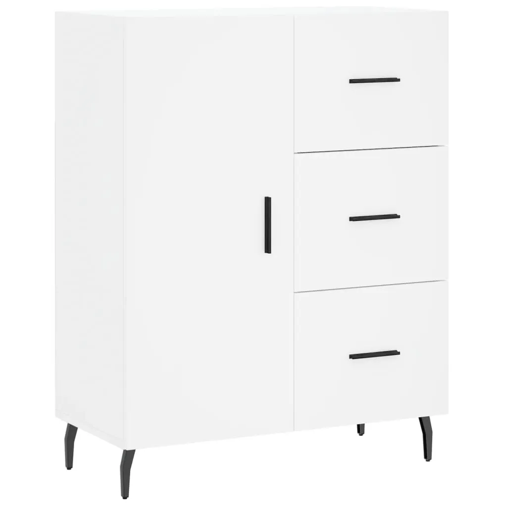 SYFAX Credenza Bianca in Legno Multistrato - Luce e Ordine in Casa