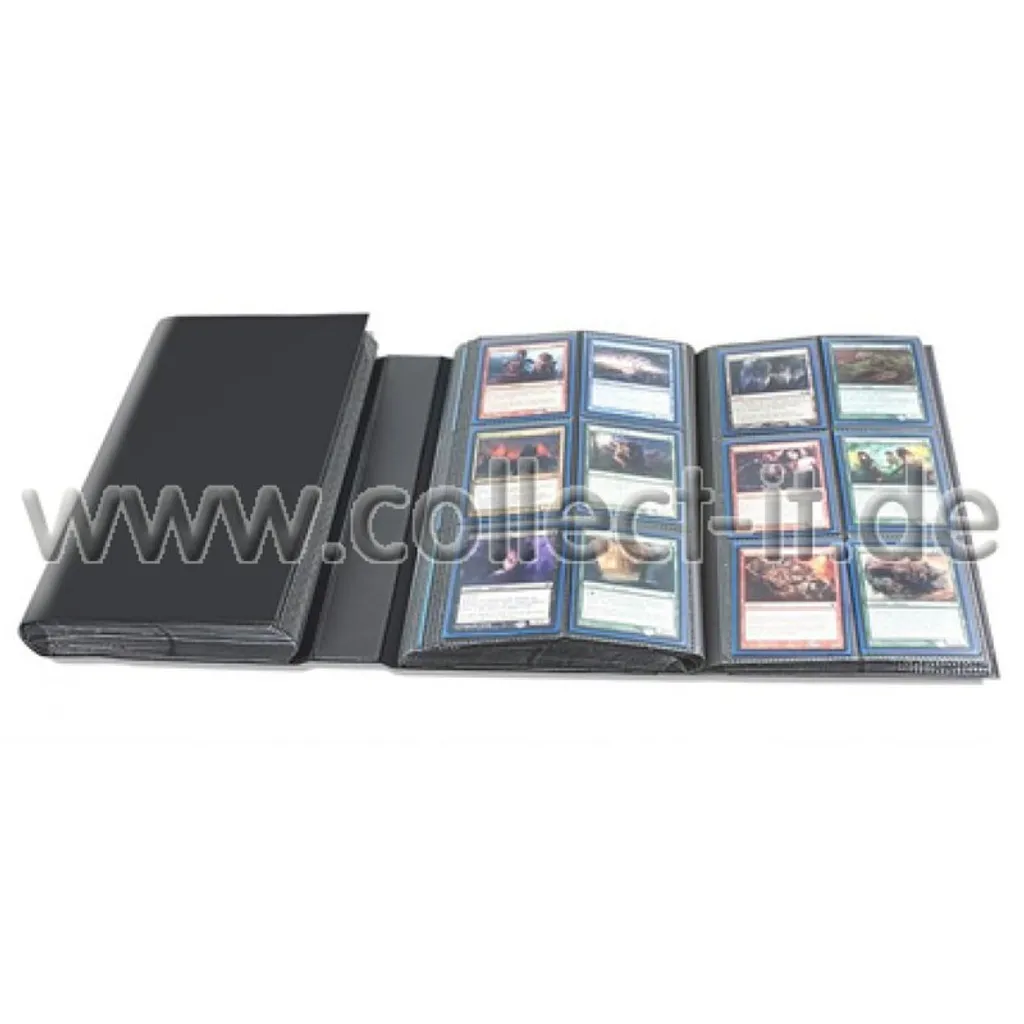 Ultra Pro Pro-Binder 4-Up Playset Noir - Album de Collection 480 Cartes