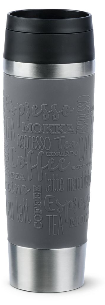EMSA Isolierbecher Travel Mug Classic 0,5l pfeffergrau Produktbild 