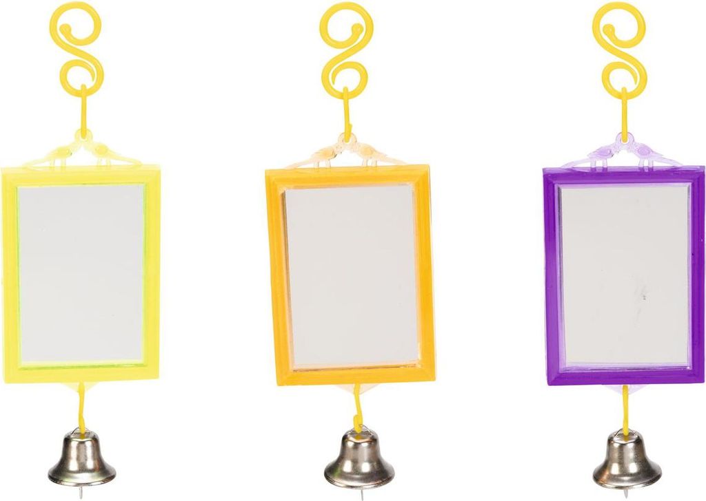 Beeztees Sittich Spiegel - Vogelspielzeug - Glocke - 12x6 Produktbild 