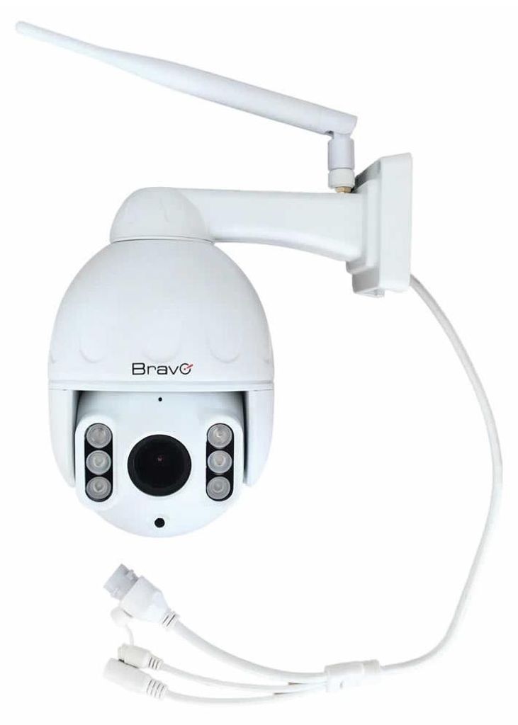 Bravo Admiral Pro Motorisierte Außen-IP-Kamera Wi-Fi 1080P 5-fach optischer Zoom Nachtsicht 30M