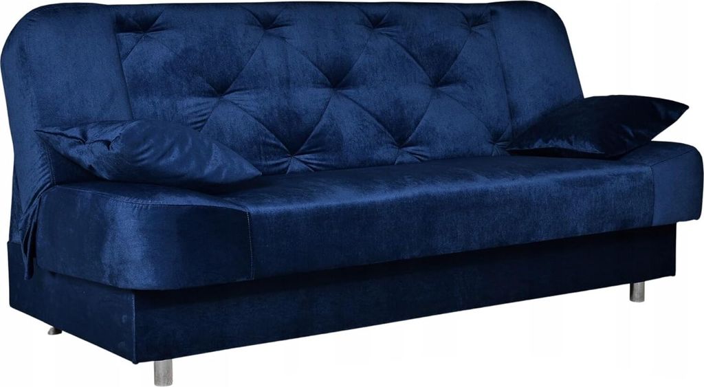 Family Meble Couch Sara Karo Schlafsofa Schlafcouch mit Bettkasten Freistehendes Lounge Sofa Bequem zum Entspannen Für Wohnzimmer Wartezimmer (VE ...