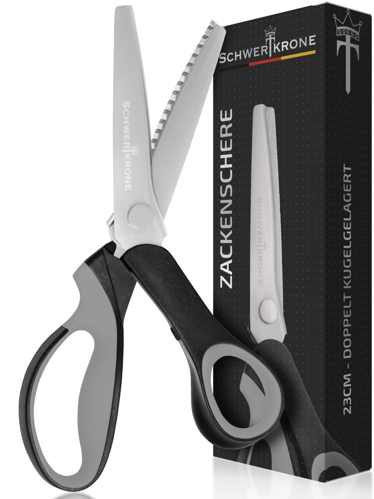 SCHWERTKRONE® Zickzackschere [PROFI ZACKENSCHERE] - Produktbild 