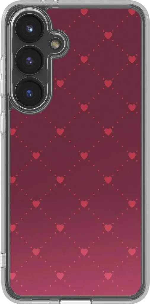 Custodia imoshion Design Samsung Galaxy S24 FE - Crush Check Coral Dust