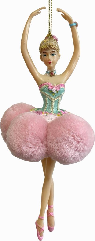 Goodwill Pompon Ballerina Engel Elfe Fee Christbaumschmuck