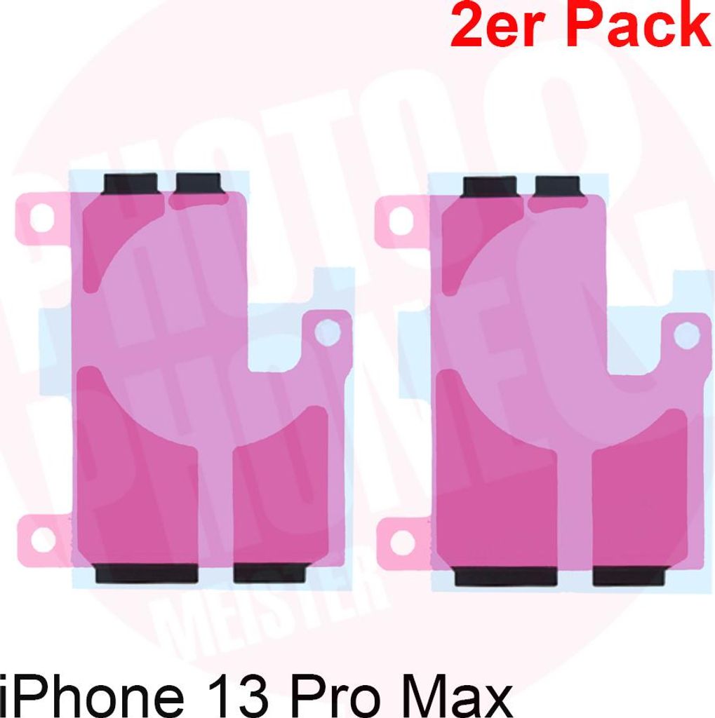 2x iPhone 13 Pro Max Ersatz Akku Klebeband Batterie Kleber Klebestreifen Adhesive Sticker Neu