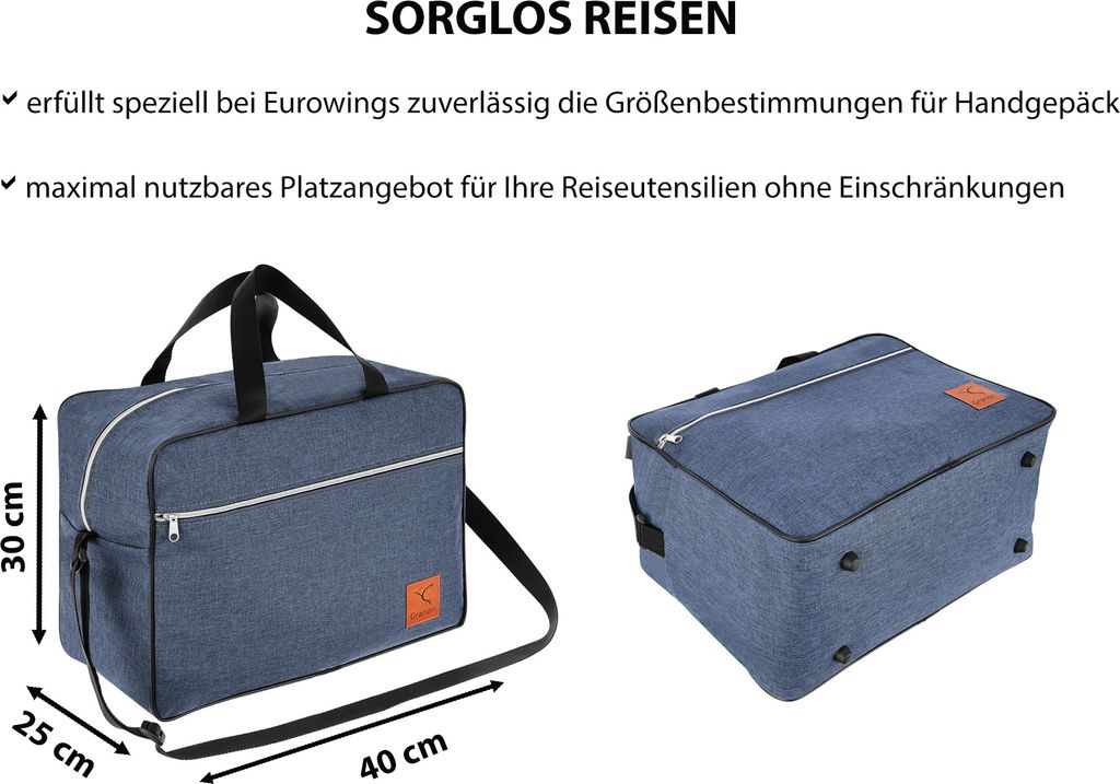 Handgepäck Kleine Taschen FÃ¼r Koffer Rucksack 40x30x10 Handgepäck