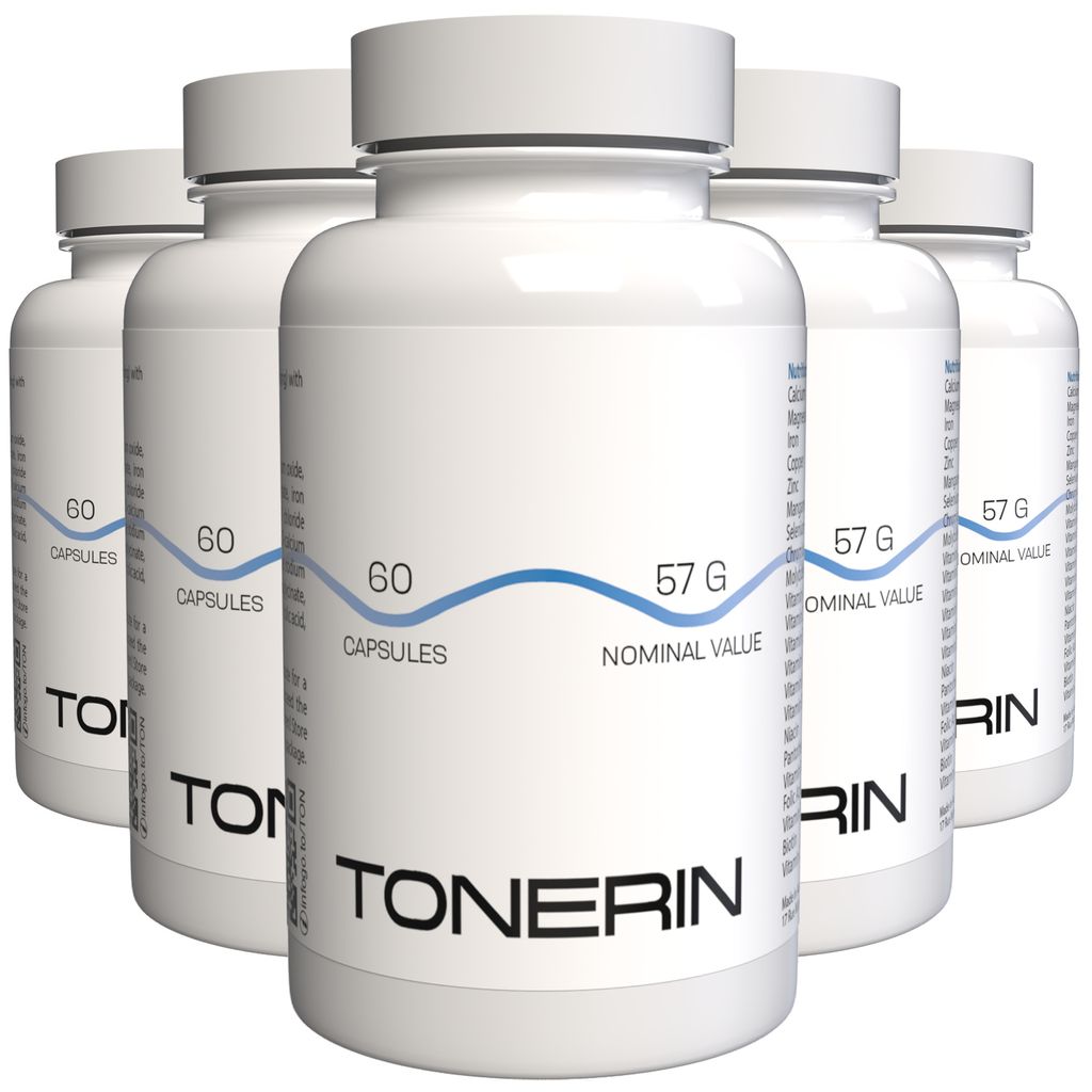 Tonerin - 300 Kapseln (5x60 Kapseln), 5er Pack