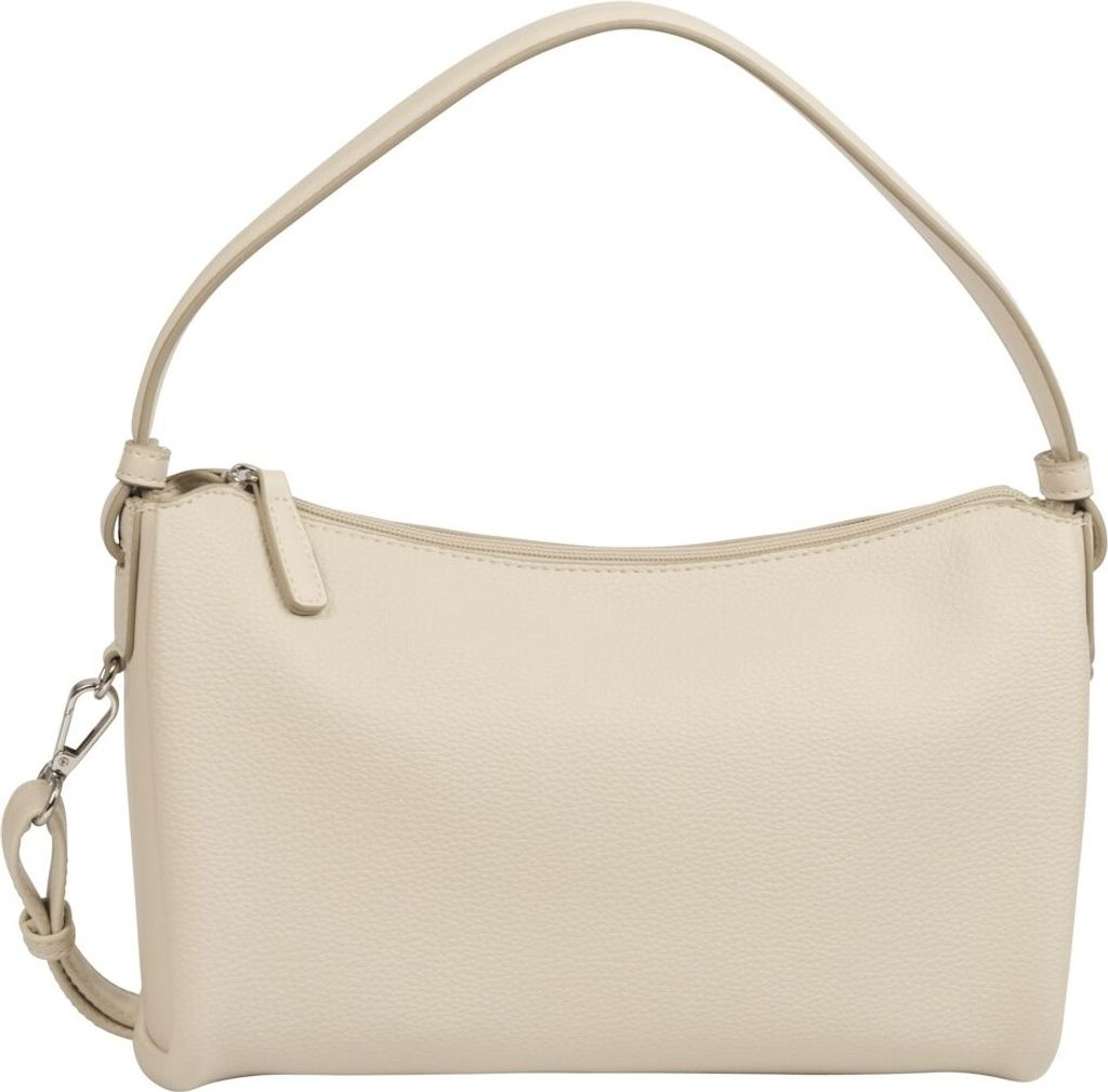 Tom Tailor Schultertaschen Dea, Hobo Bag M, off white, Weiß