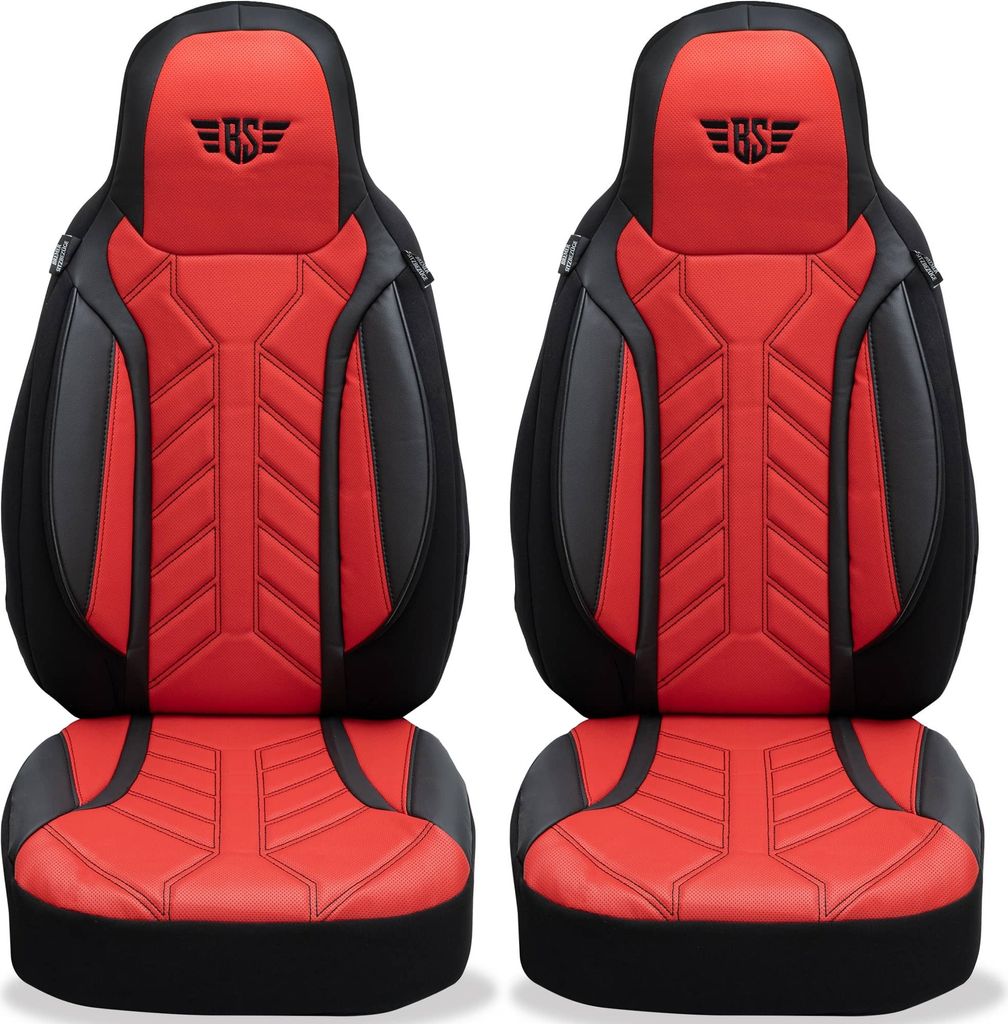 MG Marvel R Bj ab 2021 kompatible Schonbezüge in Schwarz/Rot DPL502