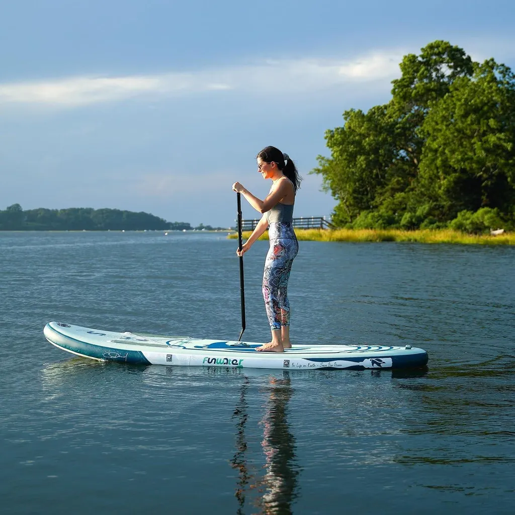 FunWater Stand Up Paddle Board Gonflable SUP avec Accessoires Complets
