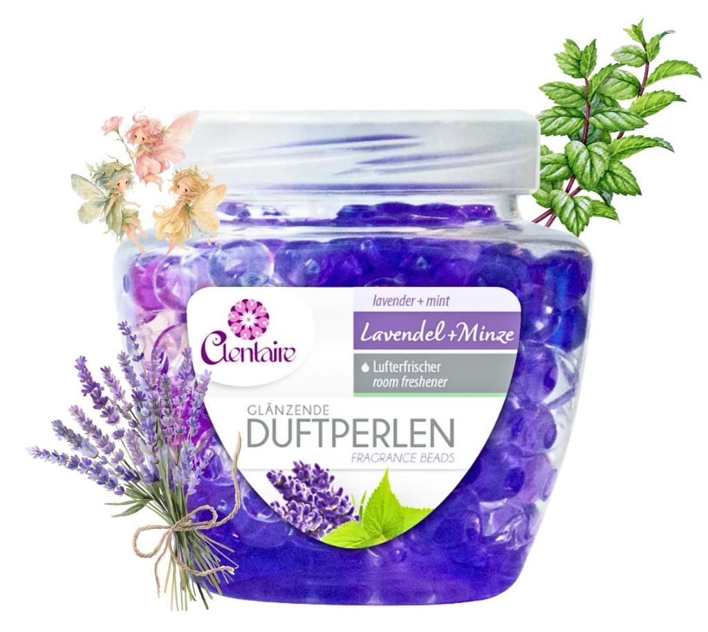 CLENTAIRE Duftperlen Lavendel + Minze 200g Gel Produktbild 