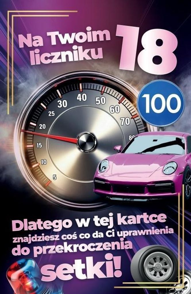Führerschein-Gutschein – Geschenk zum 18. Geburtstag für Mädchen
