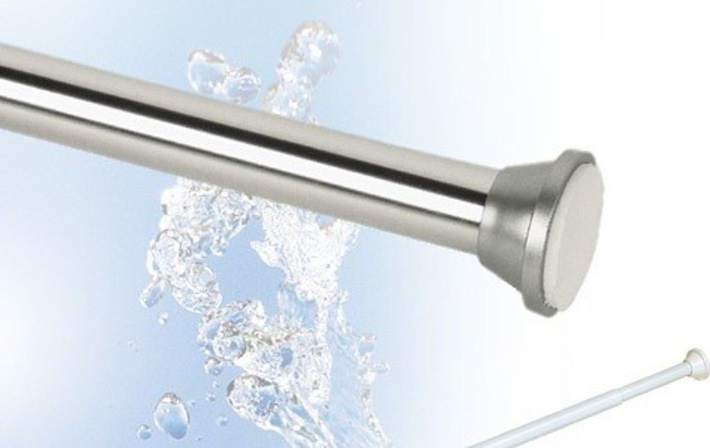 Barre de rideau de douche 70 - 110 ALU argent brillant Image du produit 