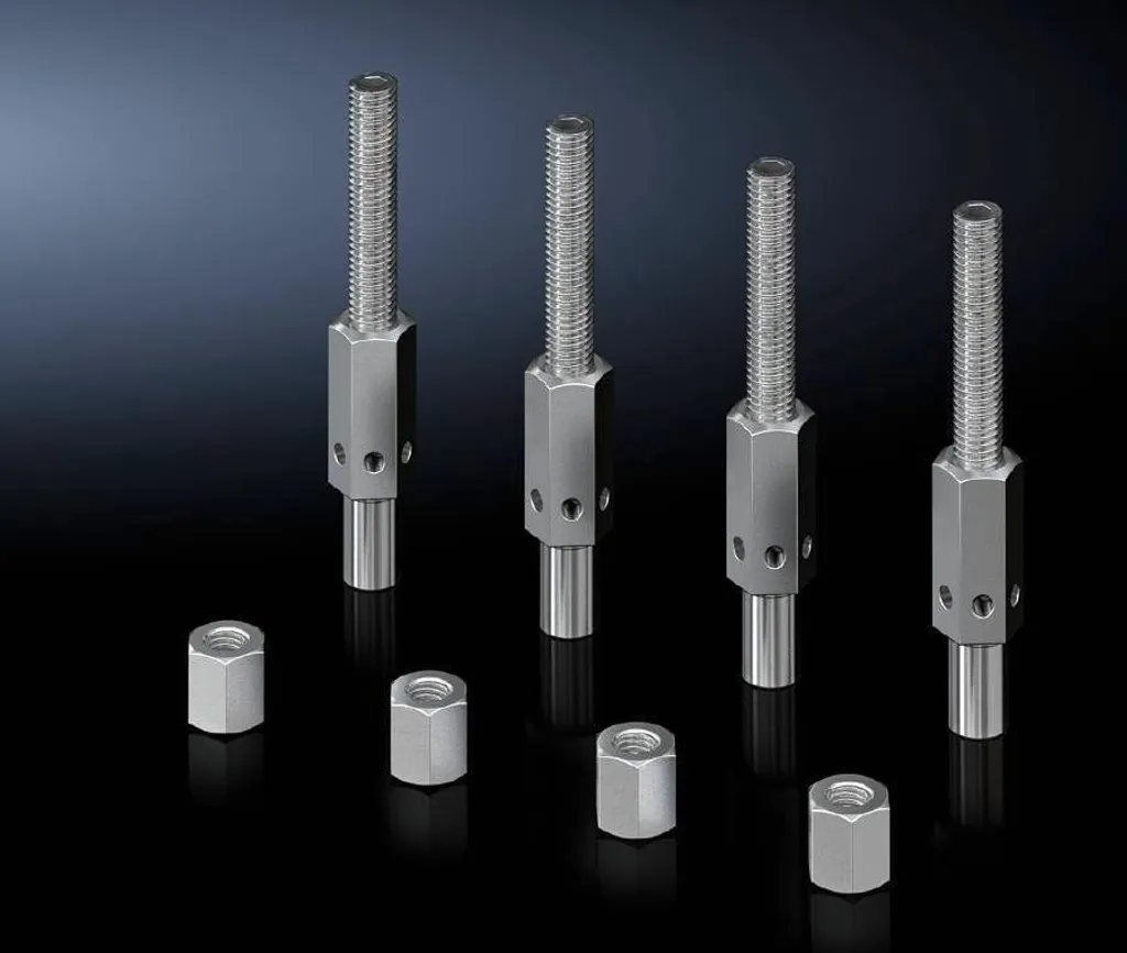 Rittal VX Pieds de Nivellement pour Socle H100 mm - Lot de 4 Pièces