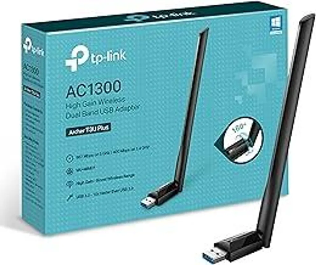 Adattatore WiFi USB TP-Link Archer T3U Plus AC1300 per Smart Working