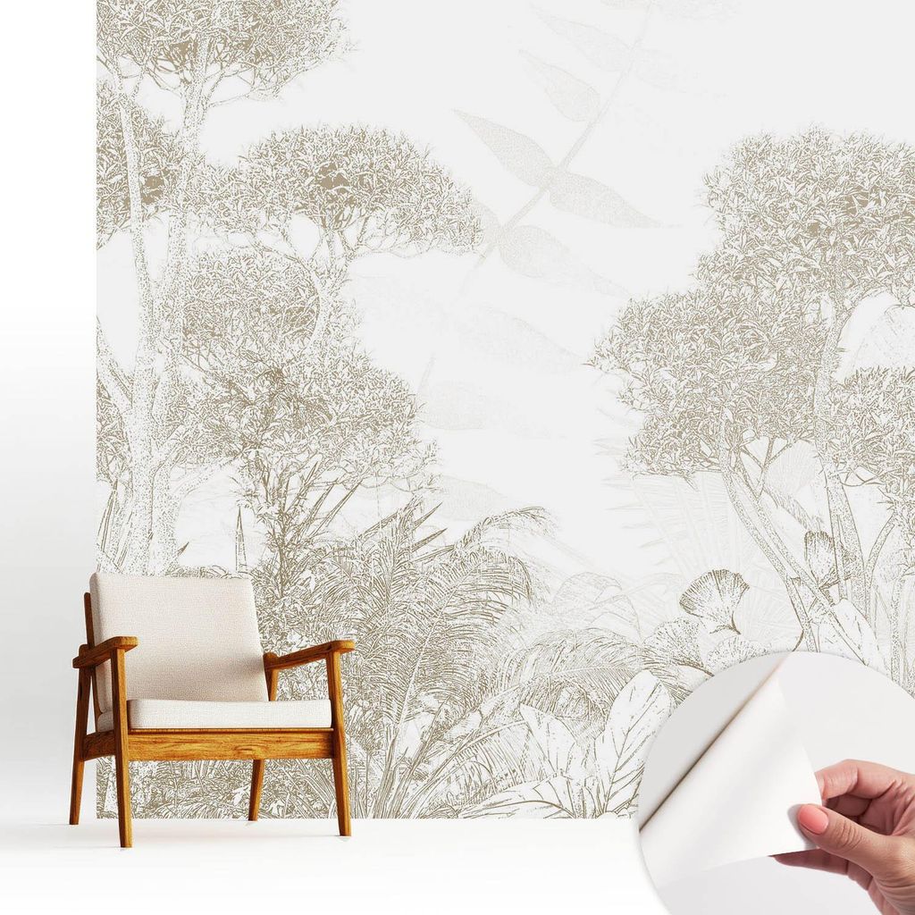 Fototapete selbstklebend - 250x250 cm - Tapete - Wandtapete - Wandbilder - Klebefolie - Dekofolie - Tapete Folie - Wand - Dekoration - Wohnzimmer -...