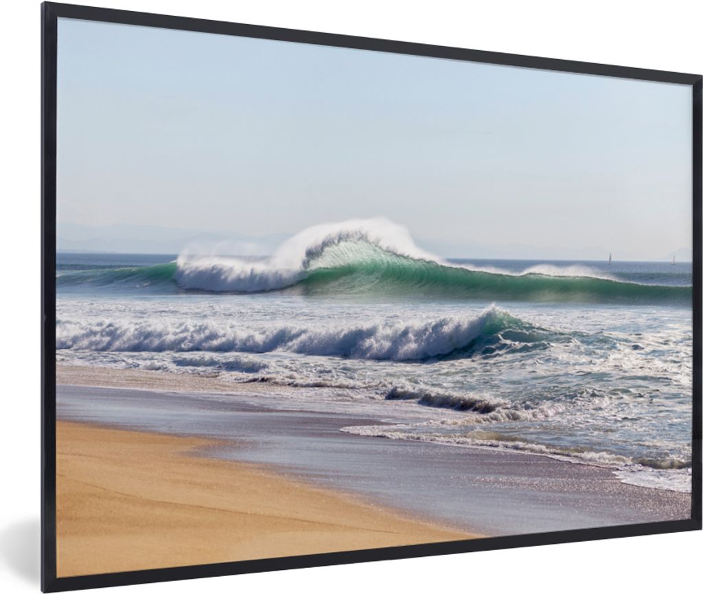 MuchoWow® MuchoWow® Gerahmtes Poster Strand - Wellen - Meer Produktbild 