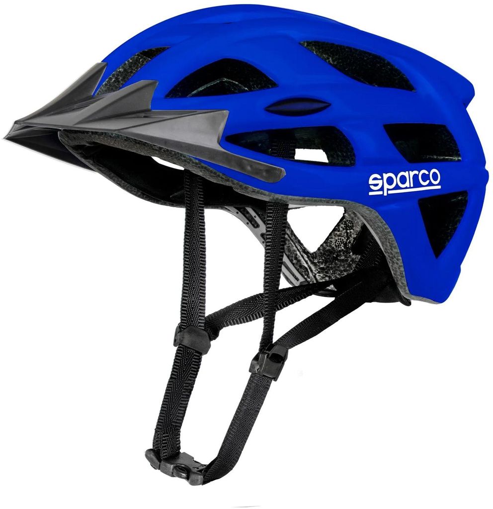 Sparco Erwachsene Radfahren Helm S099116AZ2M Blau M