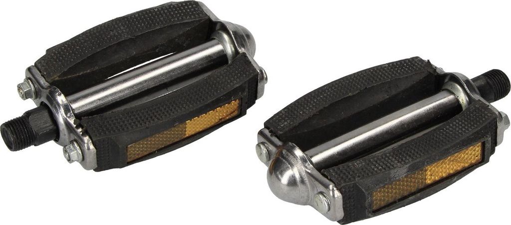 Universelles Fahrradpedal-Set mit Reflektoren – 9 x 7 x 2 cm – 2 Stück | Tretgeber für das Fahrrad | Fahrradpedal Universal | Fahrradteile