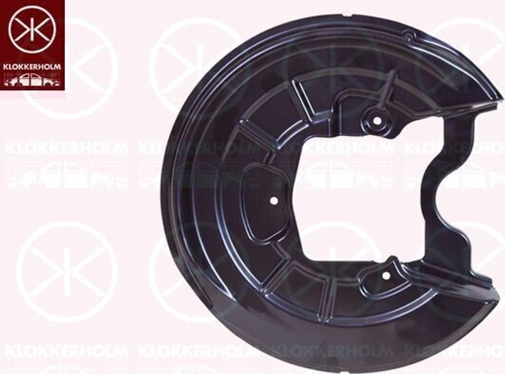 KLOKKERHOLM Spritzblech Bremsscheibe für VW Golf V Produktbild 