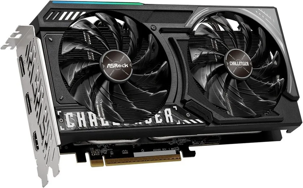ASROCK RX 9060 XT 8GB GDDR6 128bit Challenger avec 2 DisplayPort et HDMI
