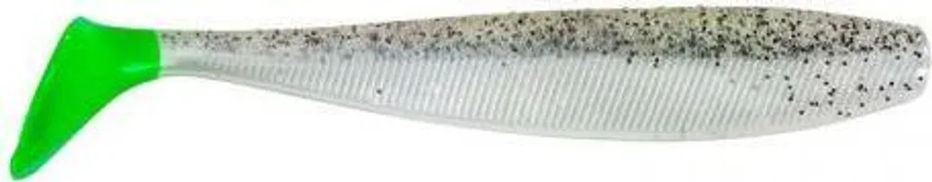 Leurre souple Iron Claw Just Shad 12 cm Saltn Pepper Chartreuse