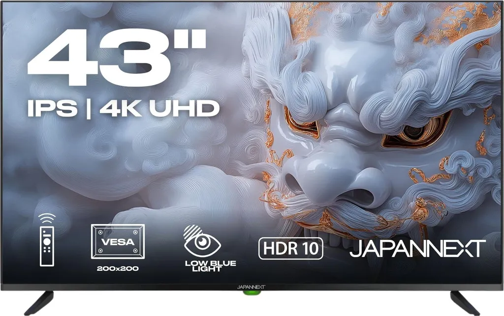 JAPANNEXT Großformat Monitor 43" IPS 4K UHD (3840x2160) JN-i432TUR