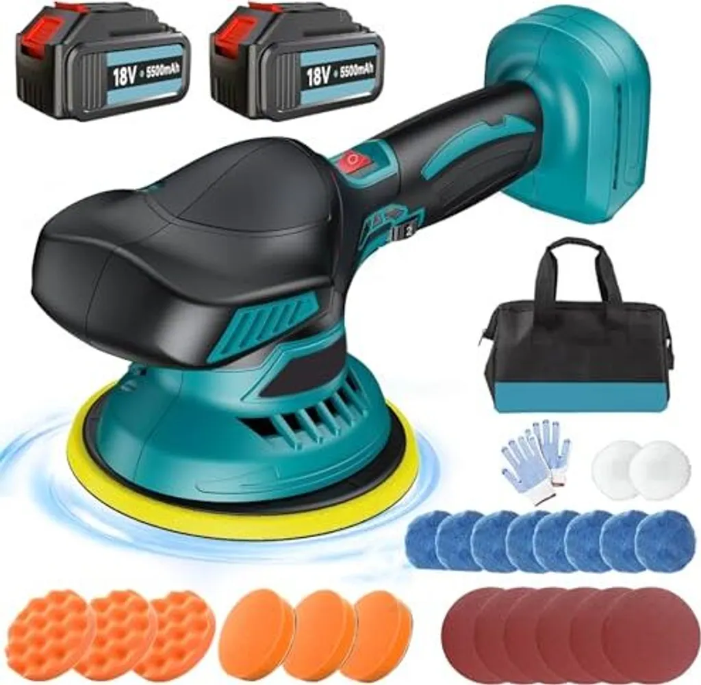 Lucidatrice per Auto a Batteria Makita Compatible - 18V 3.0Ah x2