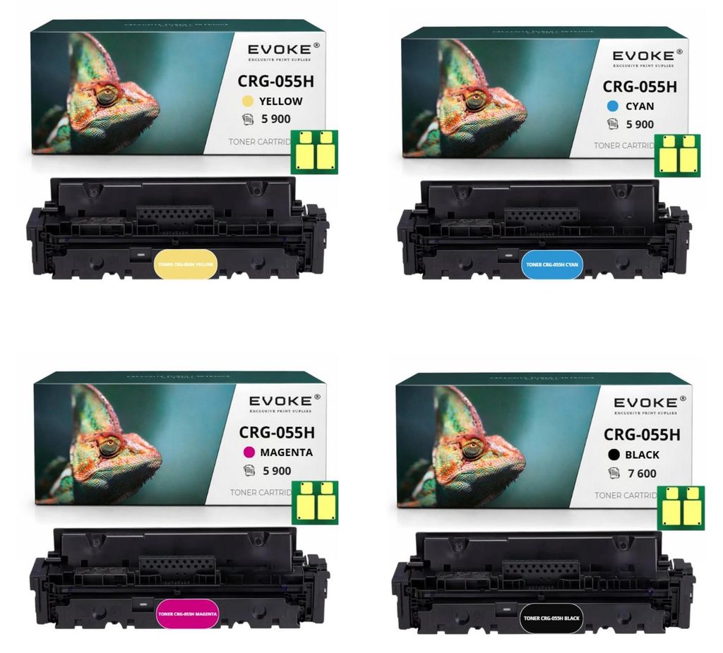 Kompatibilní toner Evoke pro Canon CRG-055H CRG055H 055H 4x Obrázek produktu 