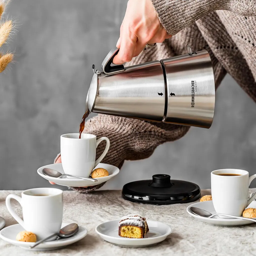 Cafetière expresso compacte Mini EKO 364/E argentée avec pression 15 bars - 19