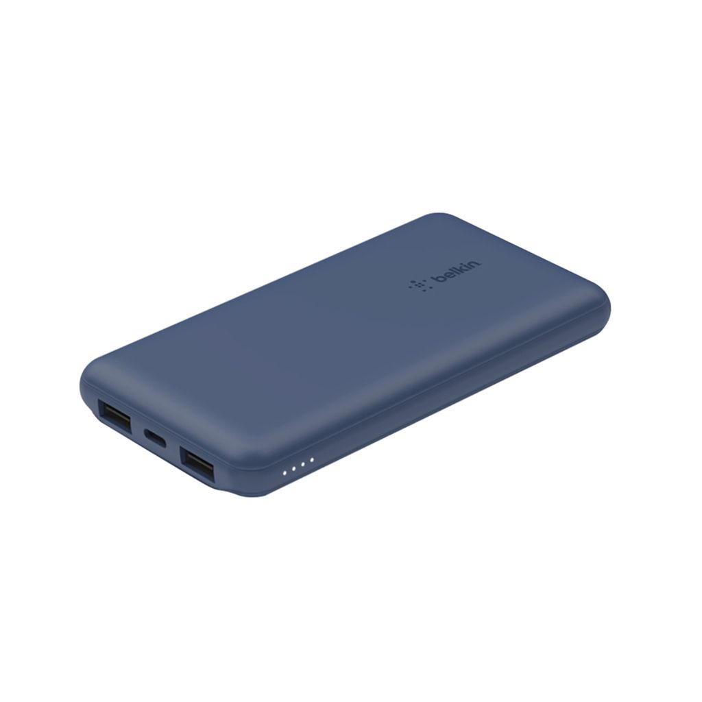 Belkin Powerbank 10.000mAh blu 15W+cavo USB-A/C 15cm Immagine del prodotto 