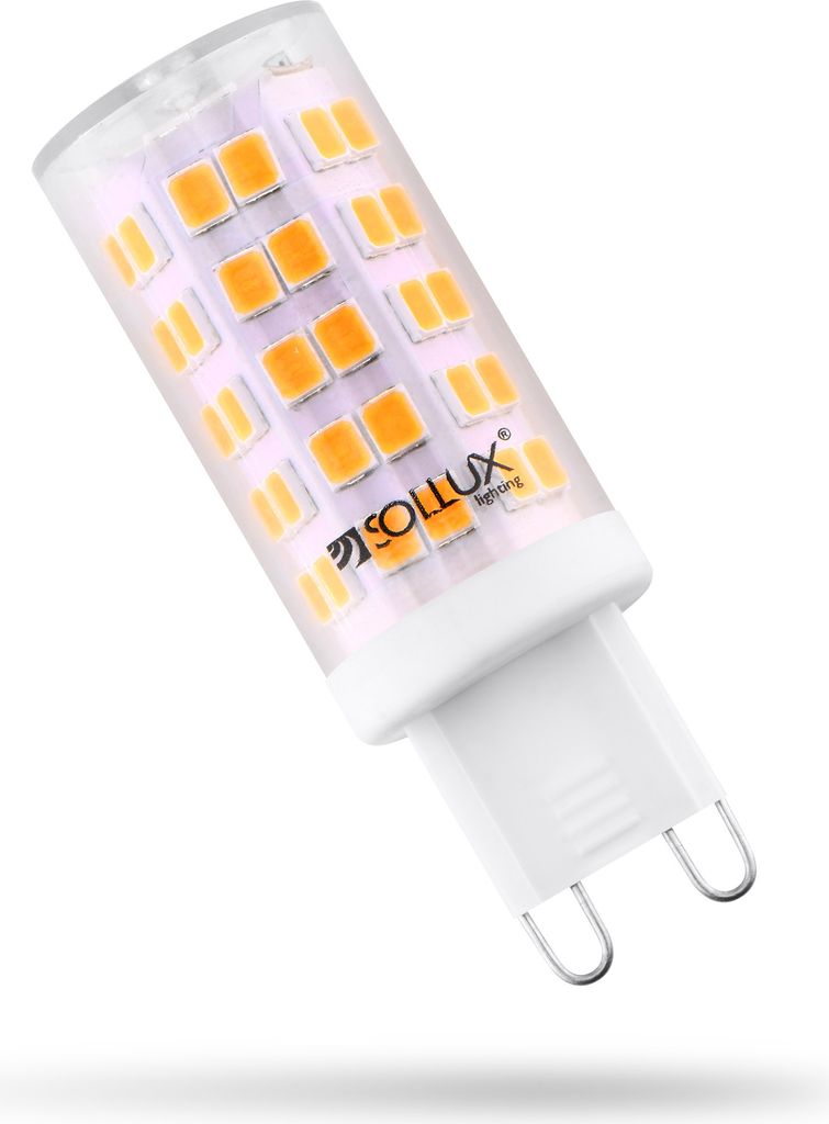 Sollux Bulb LEDFor UseEveryday Home Office Solution Resistant Size Universal Lighting Perfectand Strong For Any Lamp Thread G9 4000K 4W 530lm Size ...