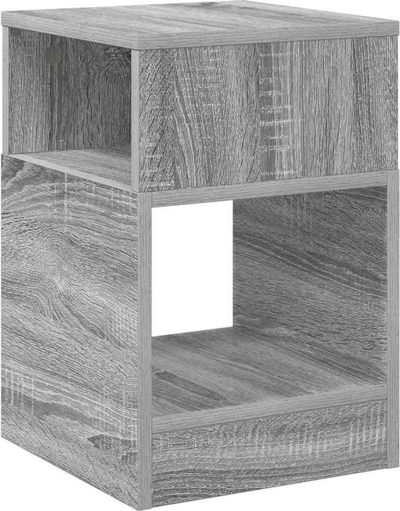 vidaXL Beistelltisch Graues Sonoma 30,5 x 30 x 45 cm Holzwerkstoff